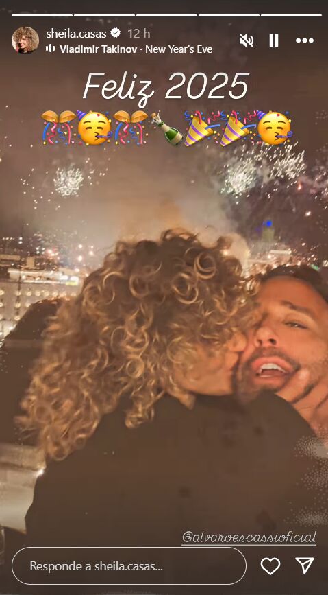 Escassi y Sheila Casas celebran juntos la Nochevieja