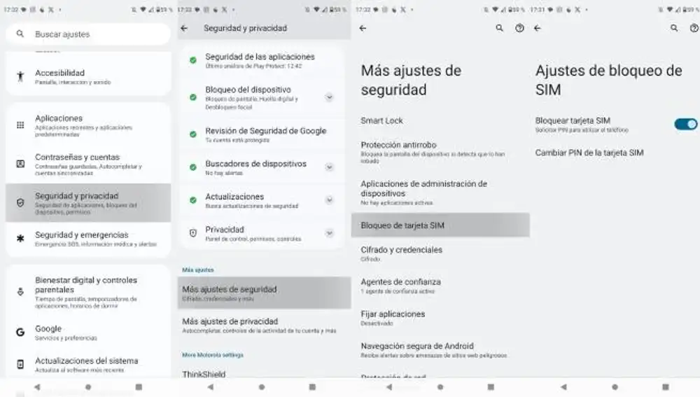 Pasa para quitar el código de la tarjeta SIM en un móvil Android.