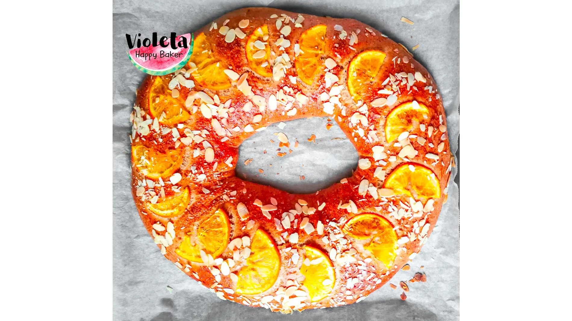Roscón de Reyes casero