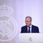 Florentino Pérez, en su discurso en la última asamblea del Real Madrid