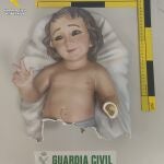 Valencia.- Sucesos.- Recuperada la imagen del niño Jesús robada en el Belén de Cullera