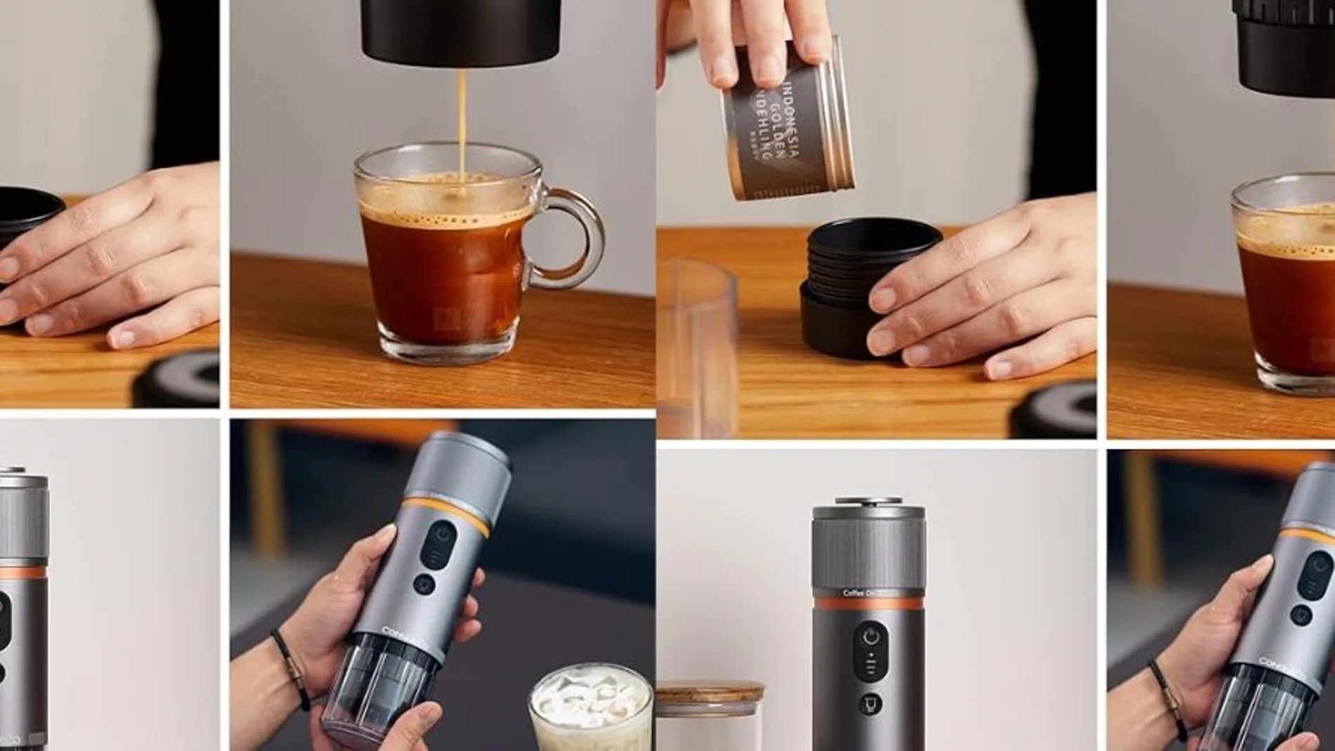 Disfruta de café barista en cualquier lugar con esta cafetera portátil y su increíble oferta
