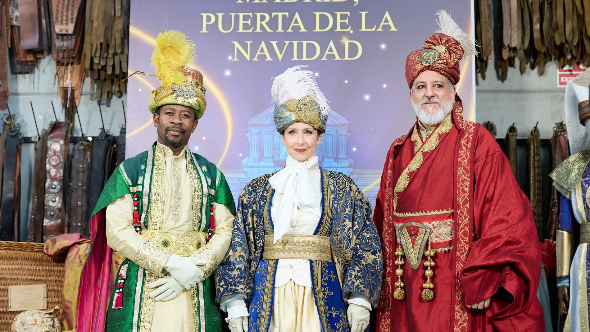 Varios actores de la Cabalgata de Reyes 2025 durante su presentación, en NAVE 20, a 3 de enero de 2025, en Algete, Madrid (España). La Cabalgata de Reyes 2025 tendrá lugar el próximo 5 de enero de 18.00 a 21.00 horas y las carrozas recorrerán los distritos de Chamartín, Chamberí, Salamanca, Centro, Retiro y Tetuán bajo el lema ‘La noche de los deseos cumplidos’. 03 ENERO 2025;CABALGATA;REYES;REYES MAGOS;CARROZAS;PRESENTACIÓN Jesús Hellín / Europa Press 03/01/2025