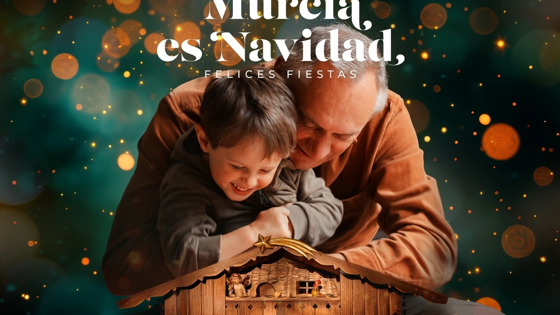 Cartel de 'Murcia es Navidad'