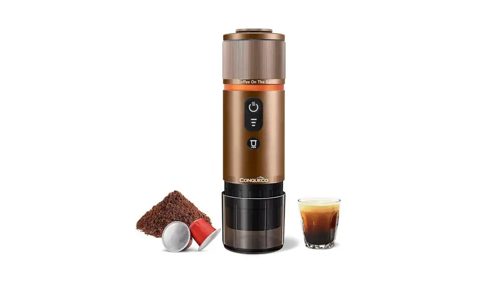 Cafetera Portátil con Cápsula de Espresso