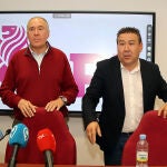 Los dirigentes de la UPL Eduardo López Sendino y Luis Mariano Santos