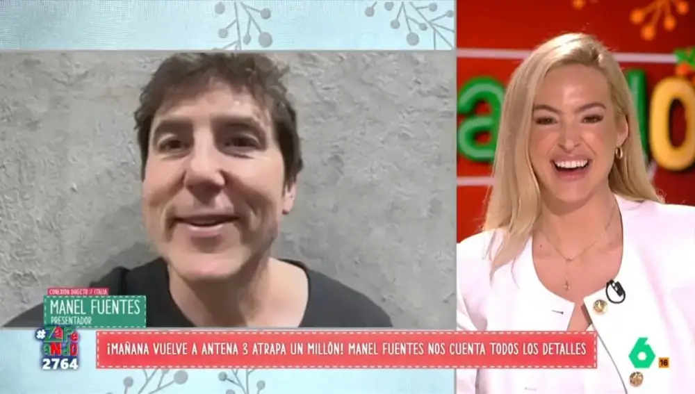 Manel Fuente es entrevistado por Isabel Forner en 'Zapeando'