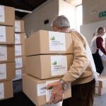Imagen del reparto solidario