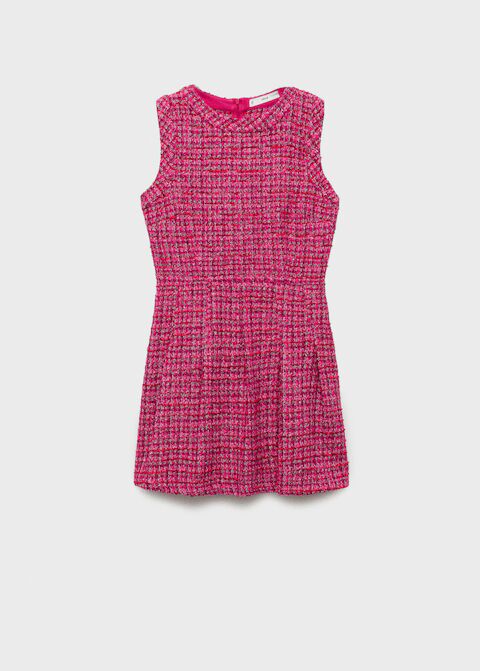 Vestido evasé tweed