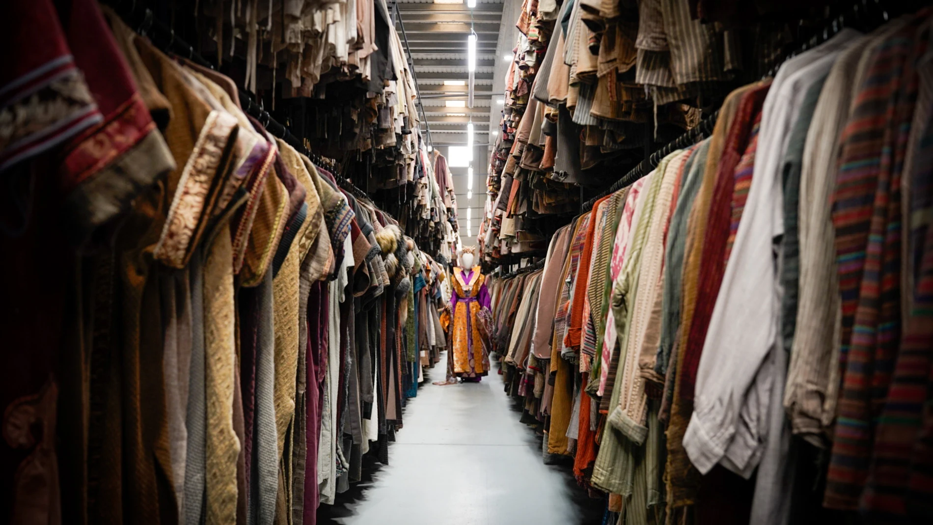 Los trajes de la comitiva real, listos para ser usados