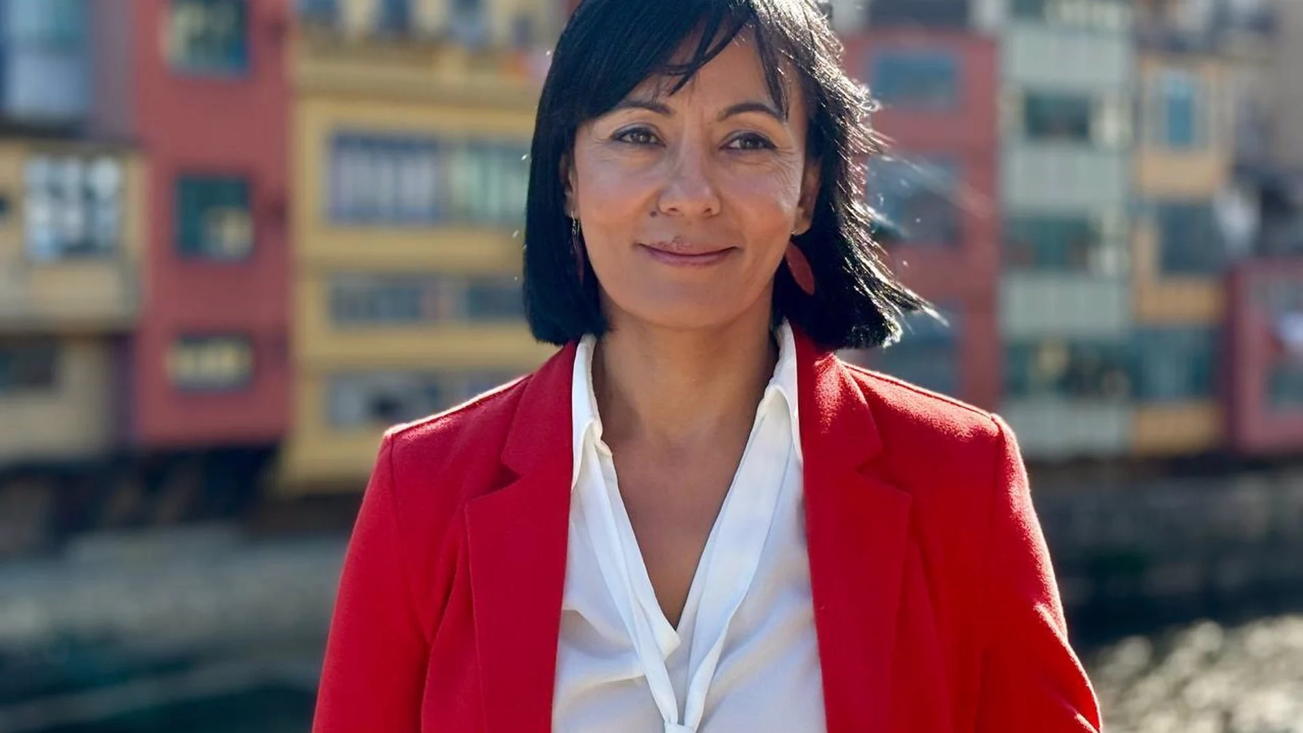 La secretaria general de CC.OO. Girona, Belén López Sánchez