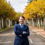 El presidente de la Junta de Castilla y León, Alfonso Fernández Mañueco, en la sede de Presidencia
