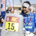 Lorenzo Santolino, durante el Dakar 2025