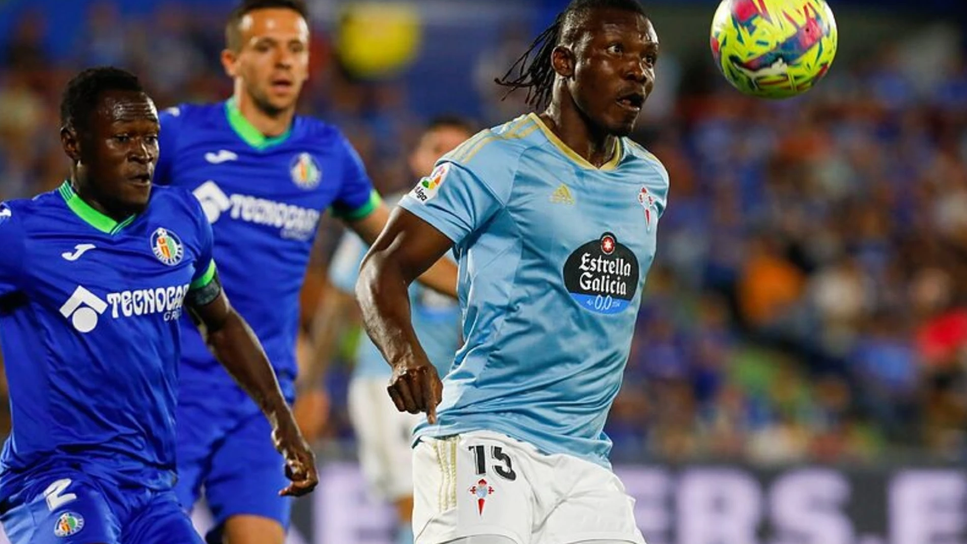 Joseph Aidoo con el Celta de Vigo