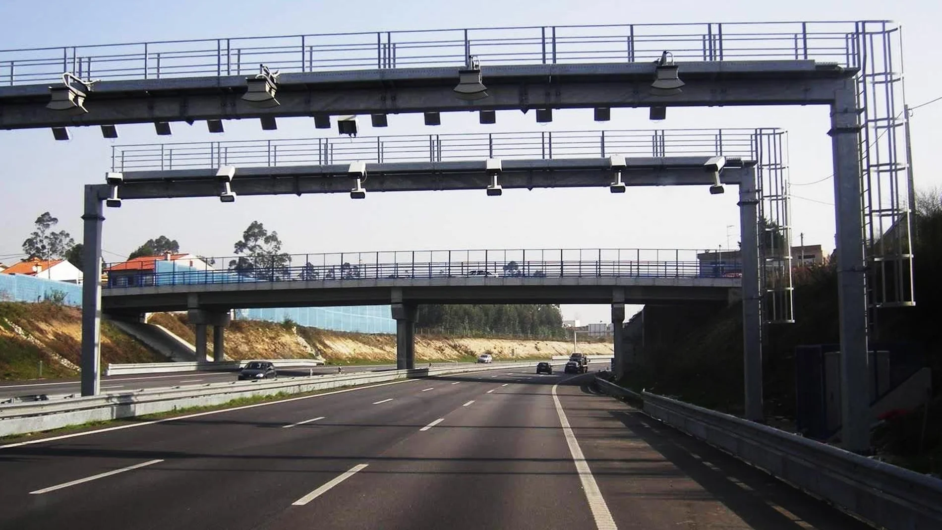 Pórtico autopista en Portugal