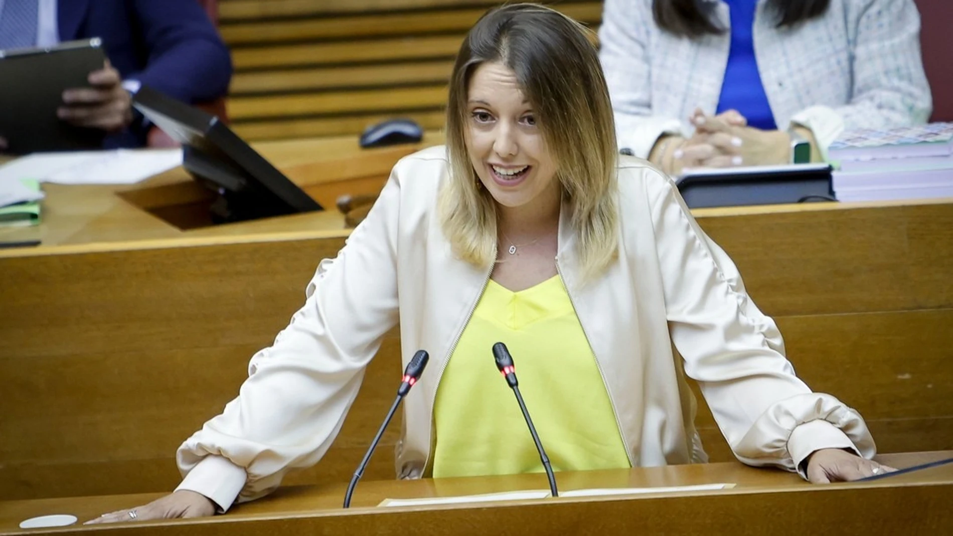 La diputada del Grupo Parlamentario Popular en Les Corts, Noelia Ciscar