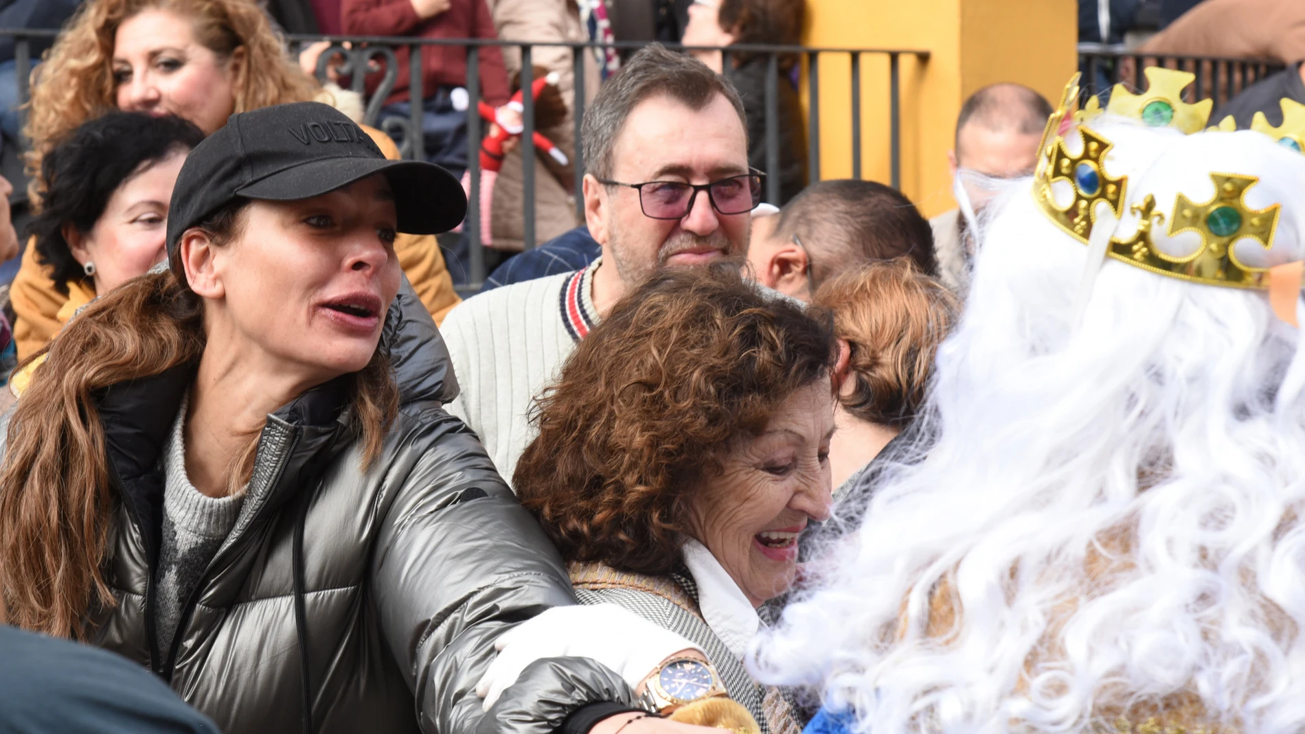 Eva González en la cabalgata de Reyes