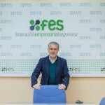 El presidente de FES, Andrés Ortega, durante la entrevista con Ical
