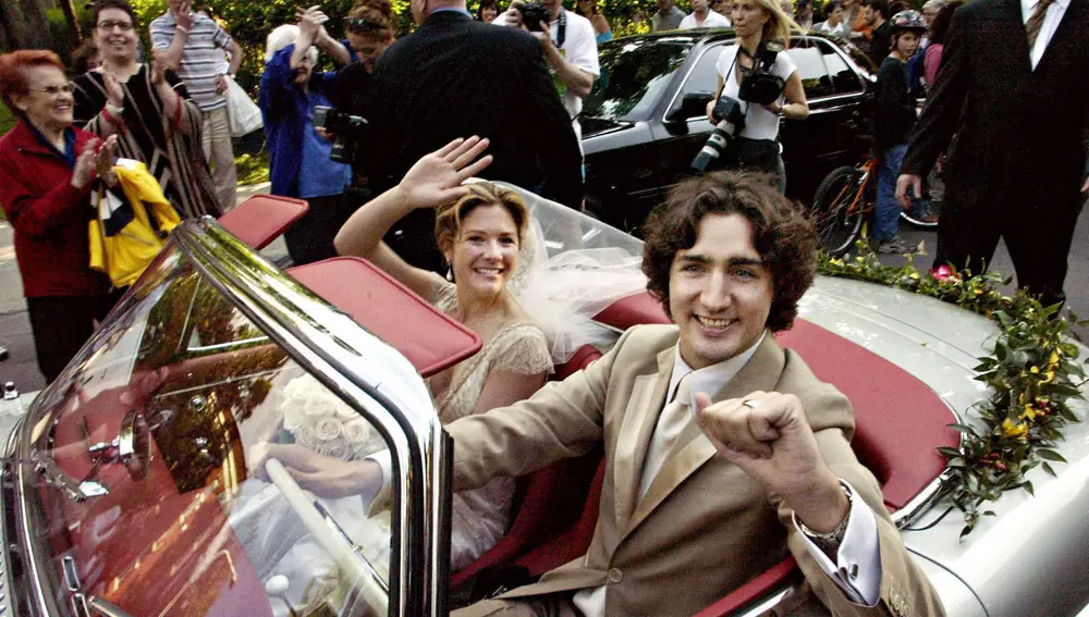 Justin Trudeau, el día de su boda con Sophie Grégoire