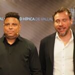 Ronaldo Nazário, presidente del Real Valladolid, y Óscar Puente, ministro de Transportes y Movilidad Sostenible