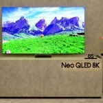 Televisor Neo QLED 8K QN990F de Samsung, con Vision AI, presentado en el CES 2025.