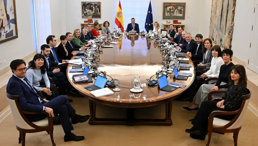 Primera reunión del año del Consejo de Ministros de 2025