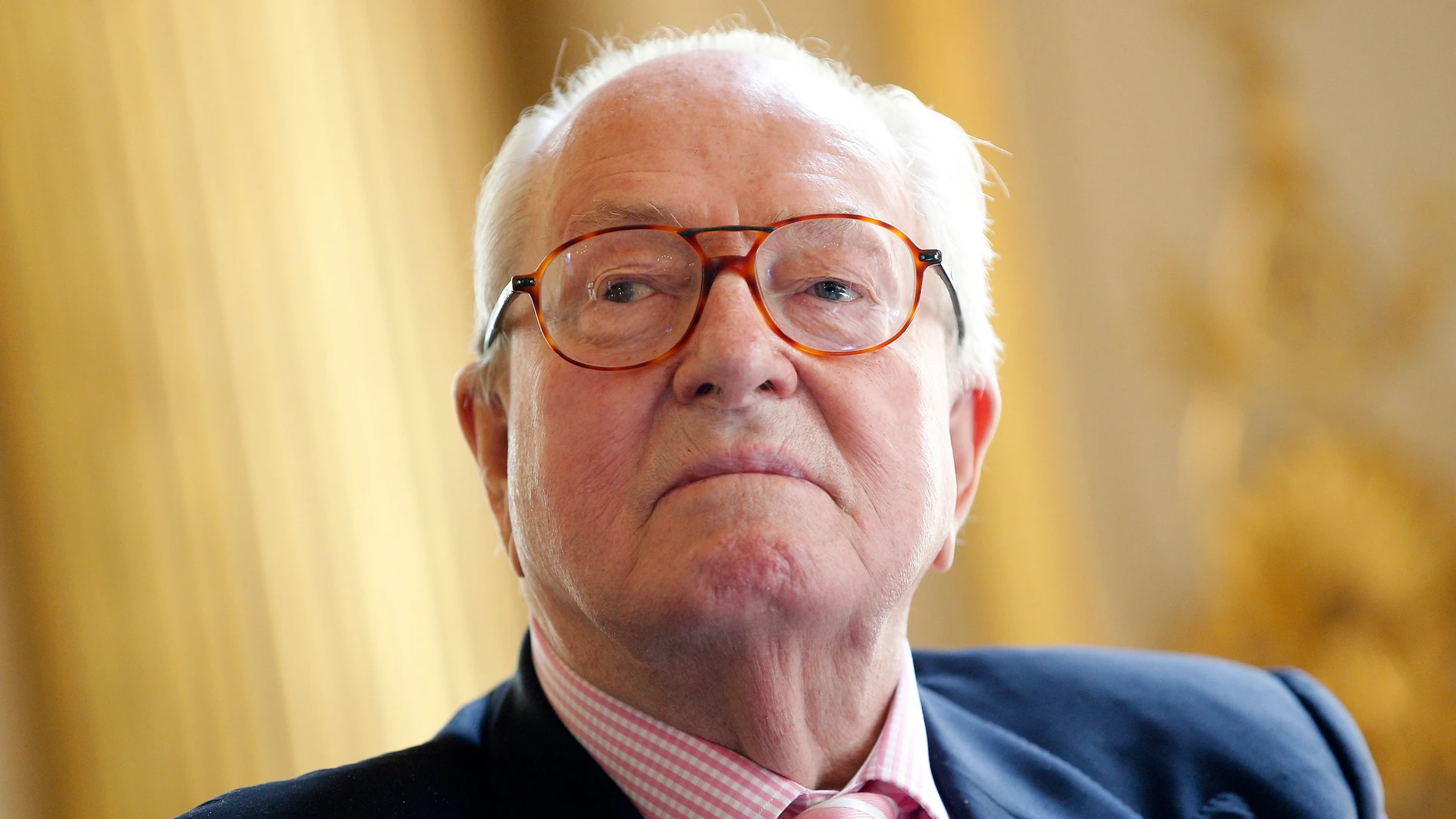 Paris (France).- (FILE) - Former President of the Front National (FN) Jean-Marie Le Pen attending a press conference held by his daughter and FN party President, Marine Le Pen, to launch her campaign for the European Parliament elections at the Maison des Centraliens, in Paris, France, 22 April 2014 (re-issued 07 January 2025). Jean-Marie Le Pen has died on 07 January 2025 at the age of 96. (Elecciones, Francia) EFE/EPA/YOAN VALAT *** Local Caption *** 52686759