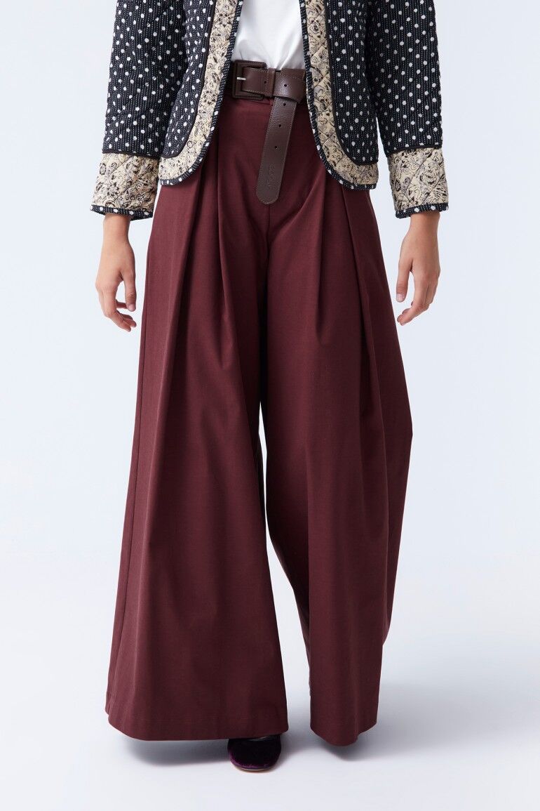 Pantalones palazzo.