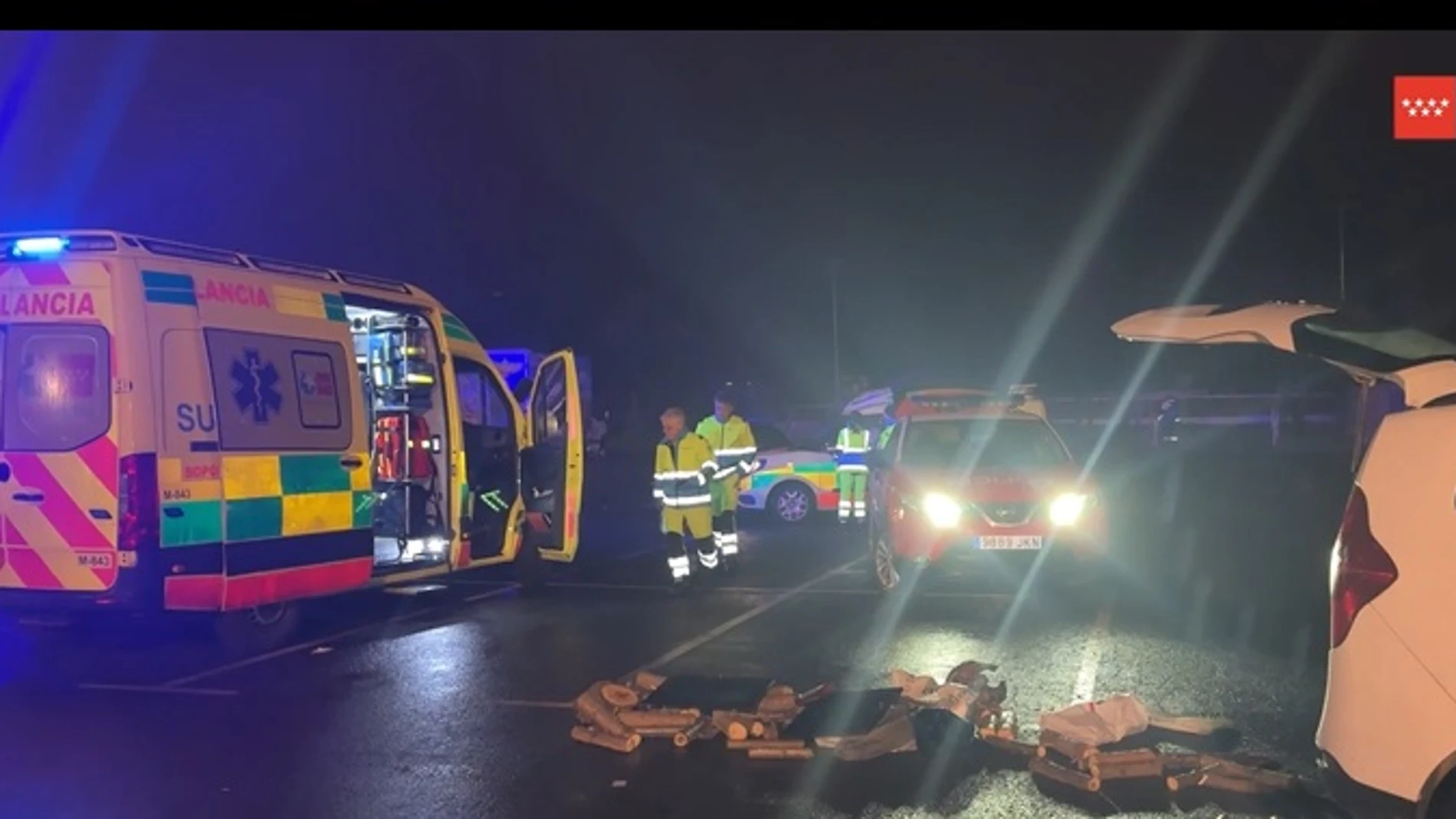 En libertad provisional el conductor ebrio que mató accidentalmente a una joven en GuadarramaREMITIDA / HANDOUT por EMERGENCIAS COMUNIDAD DE MADRID 112Fotografía remitida a medios de comunicación exclusivamente para ilustrar la noticia a la que hace referencia la imagen, y citando la procedencia de la imagen en la firma07/01/2025