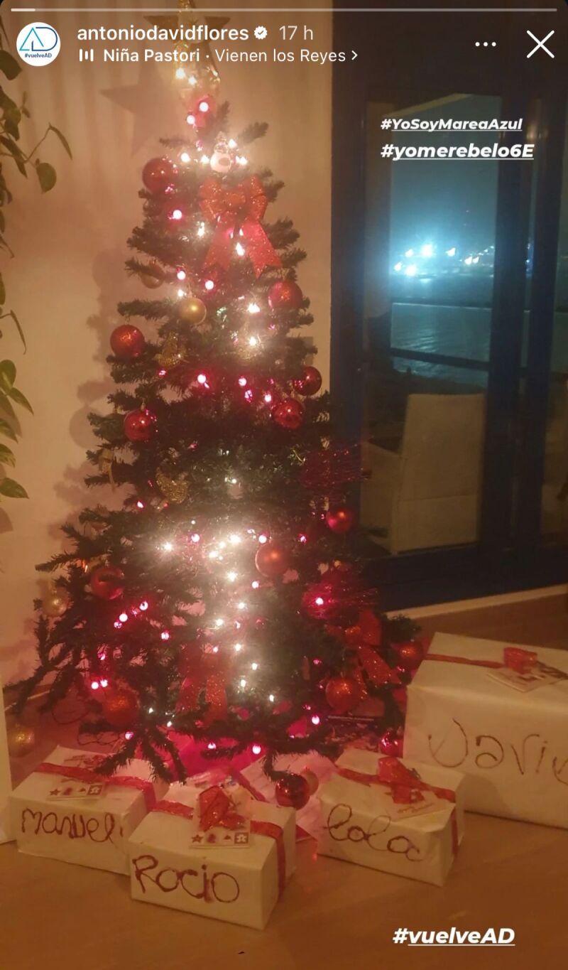 Los regalos de Antonio David a sus hijos por el Día de Reyes