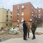 El Ayuntamiento estima que las obras de la plaza de Milmarcos estarán terminadas antes de primavera en Vallecas