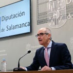 El presidente de la Diputación de Salamanca, Javier Iglesias