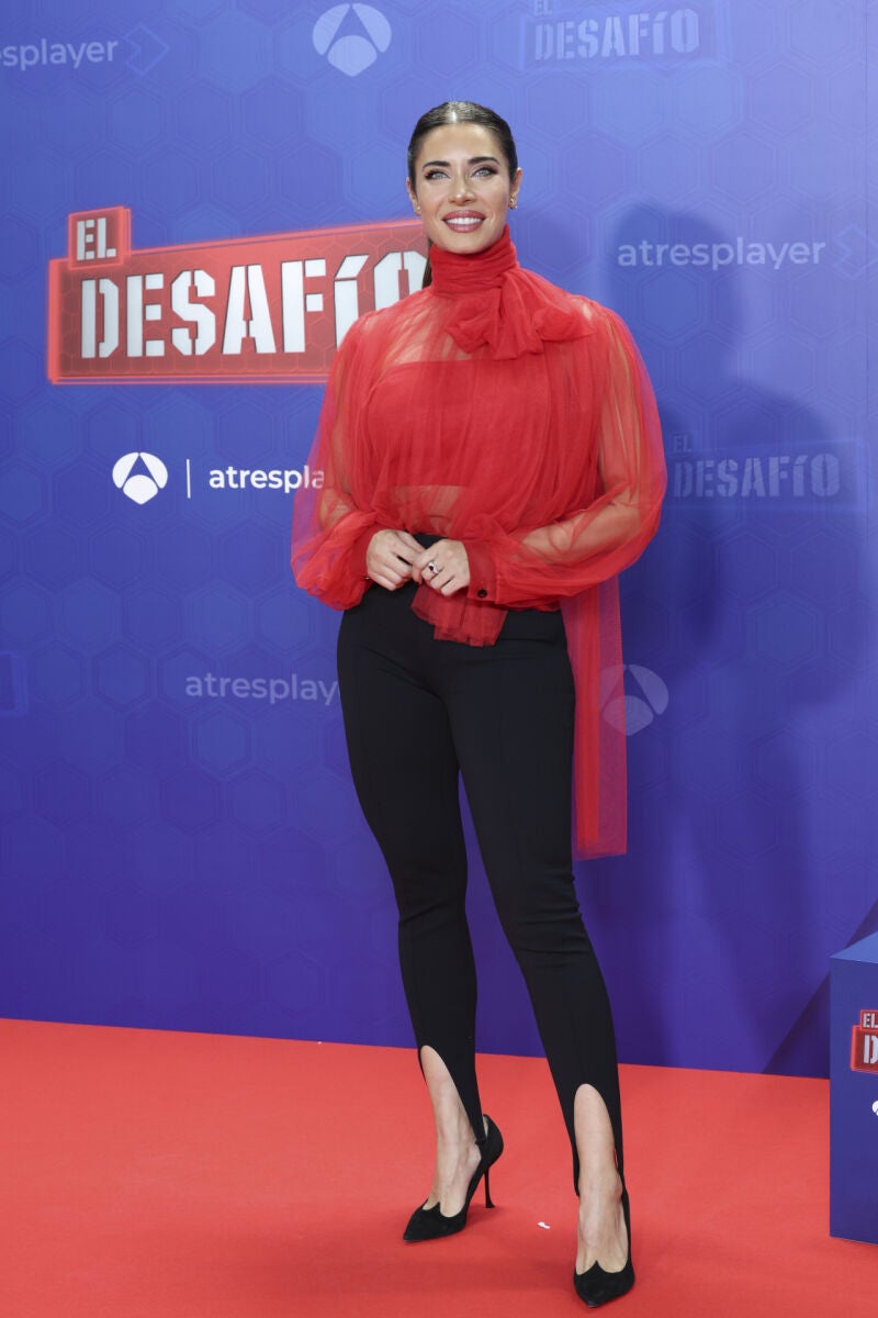 El look de Pilar Rubio durante la presentación de "El Desafío"