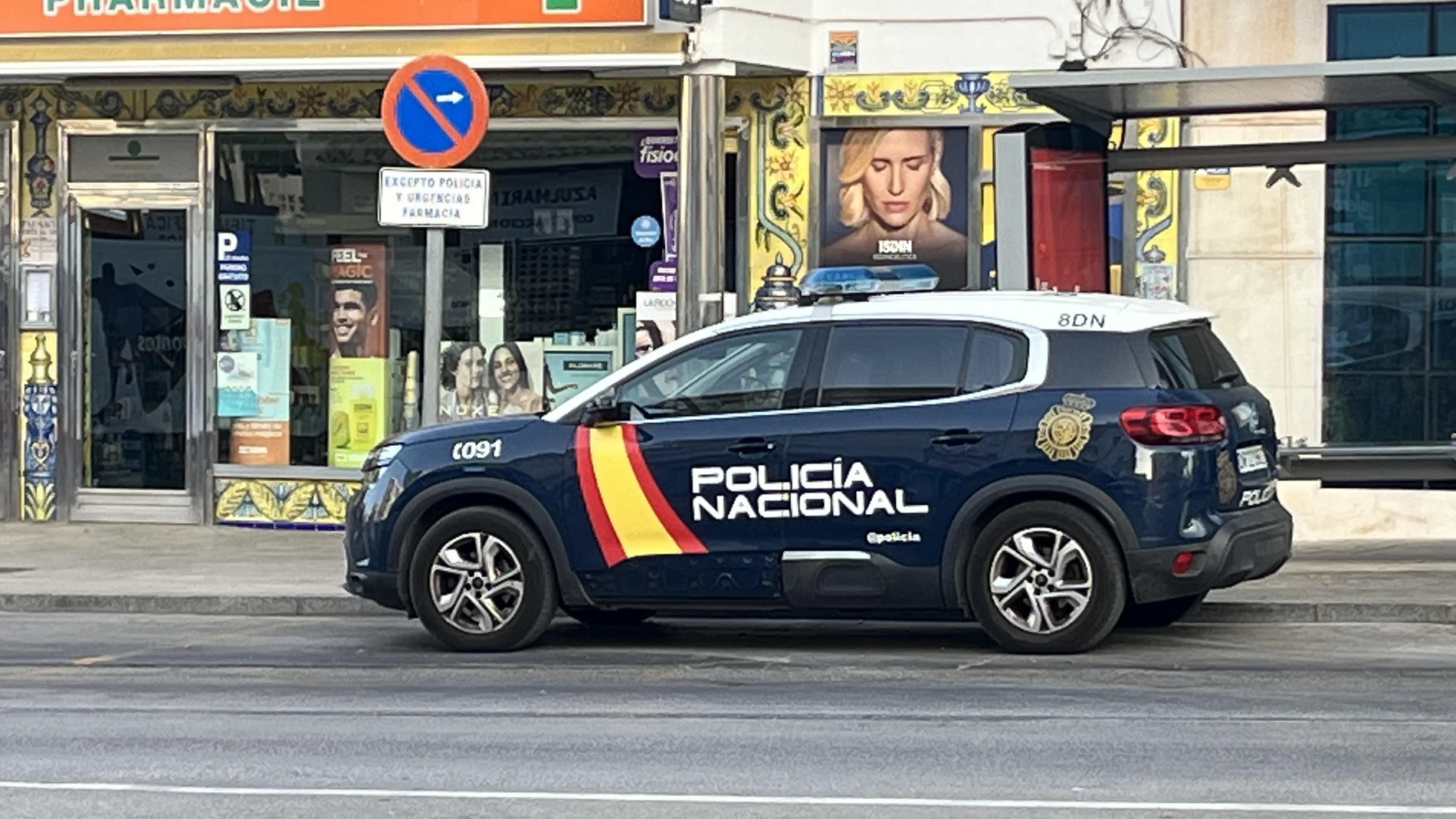 (Foto de ARCHIVO) Vehículo de la Policía Nacional. EUROPA PRESS 23/08/2024