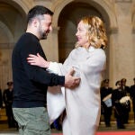 Meloni promete mantener su apoyo a Zelenski para permitir una paz "justa"