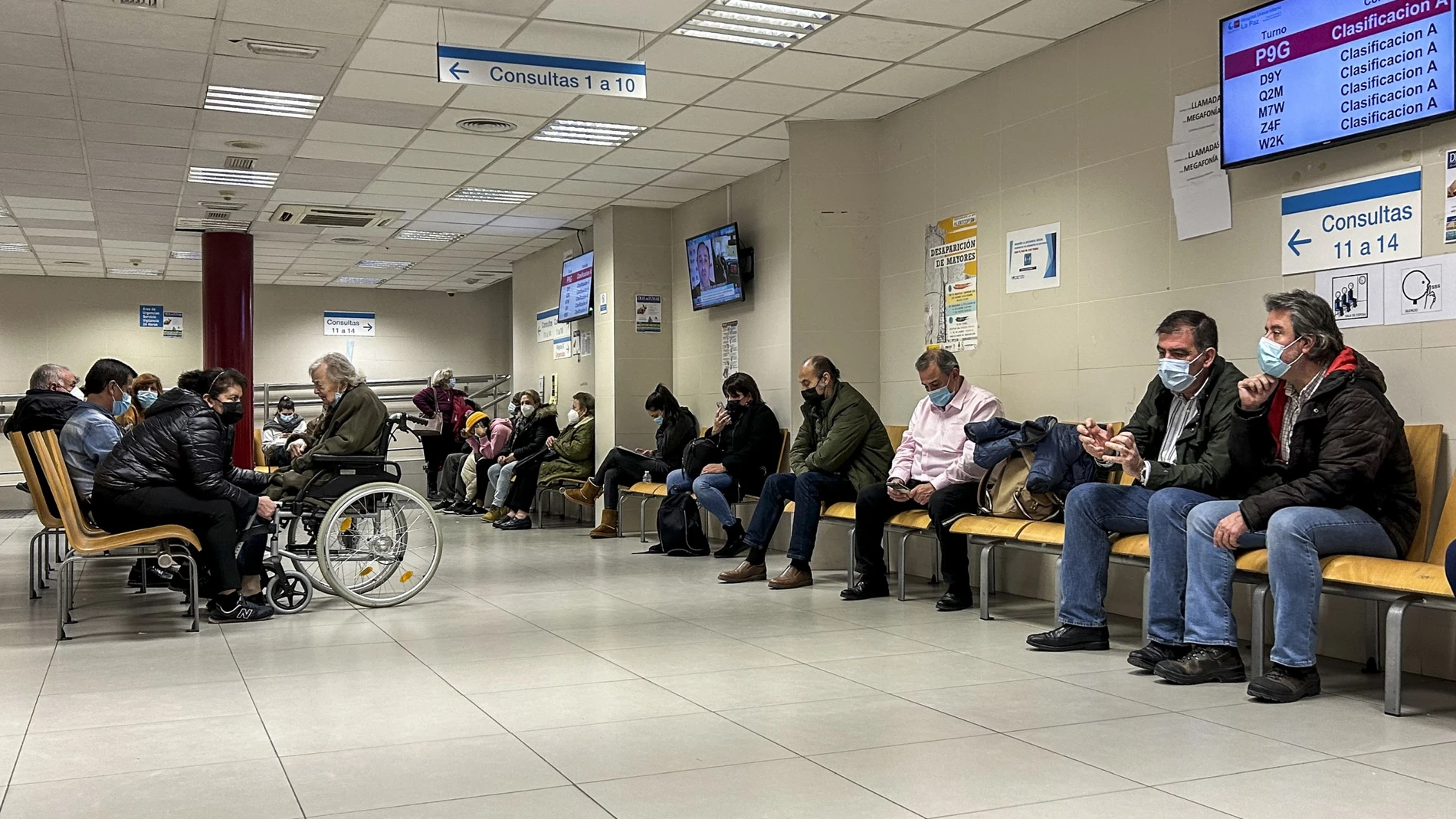 Urgencias del Hospital La Paz