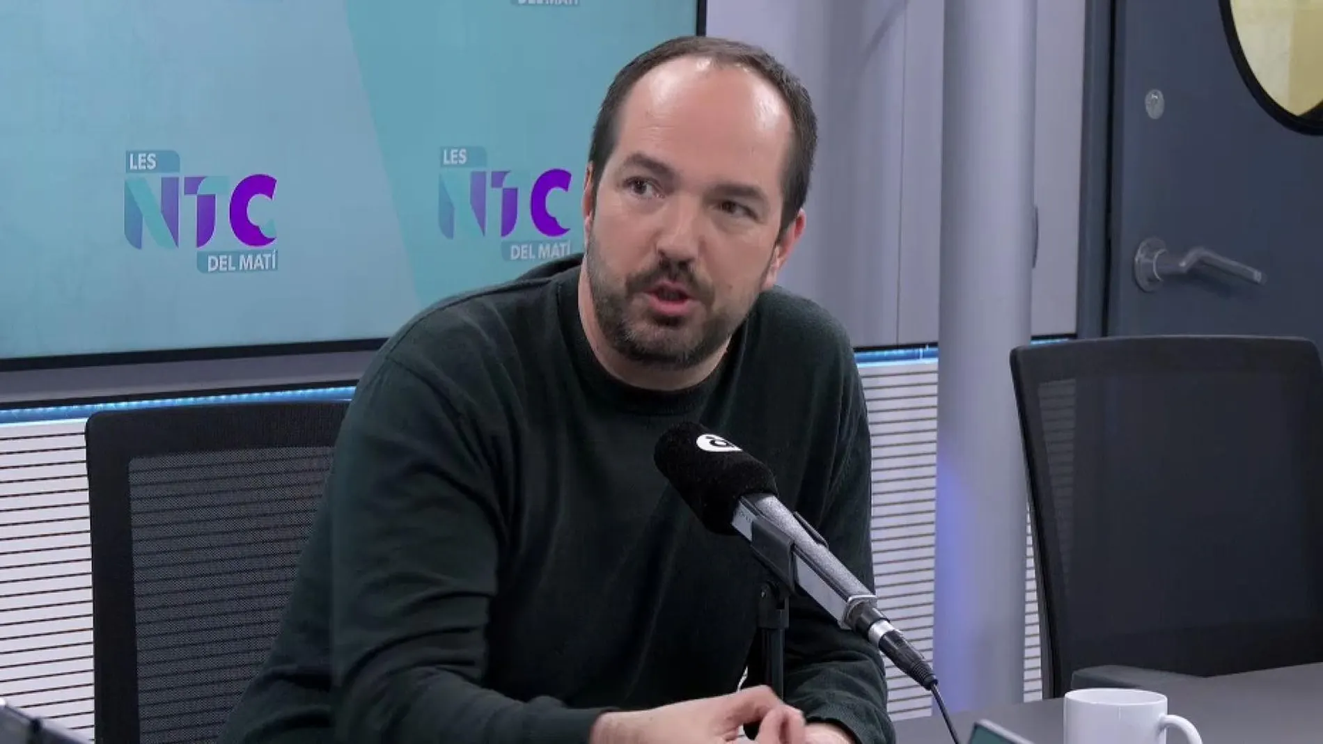 El alcalde de Aldaia, Guillermo Luján, en una entrevista en À Punt
