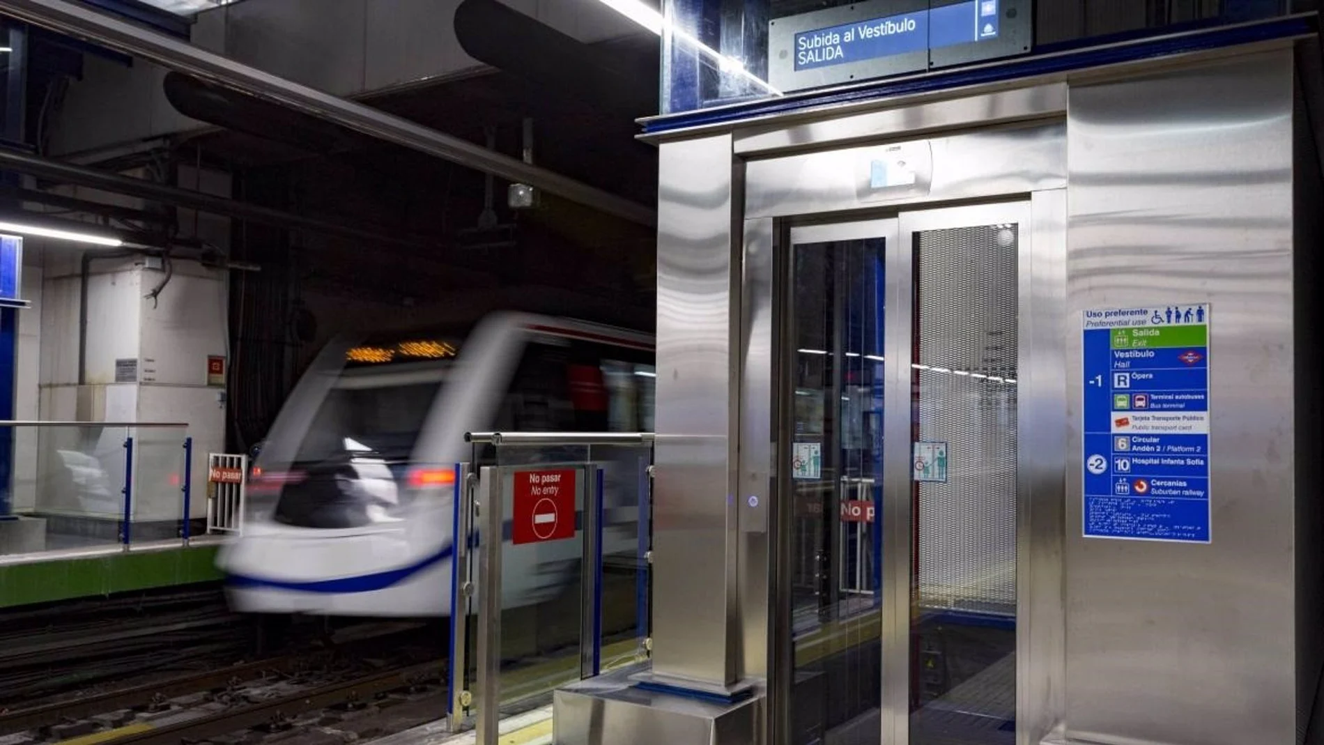 Nuevas estaciones de Metro con ascensores
