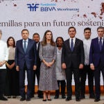 La reina Letizia participa en el acto de la Fundación Microfinanzas BBVA