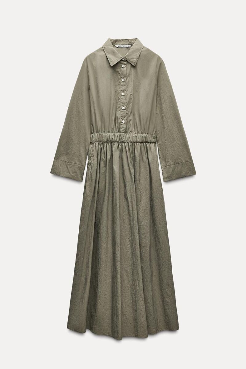 Vestido midi camisero ZW Collection