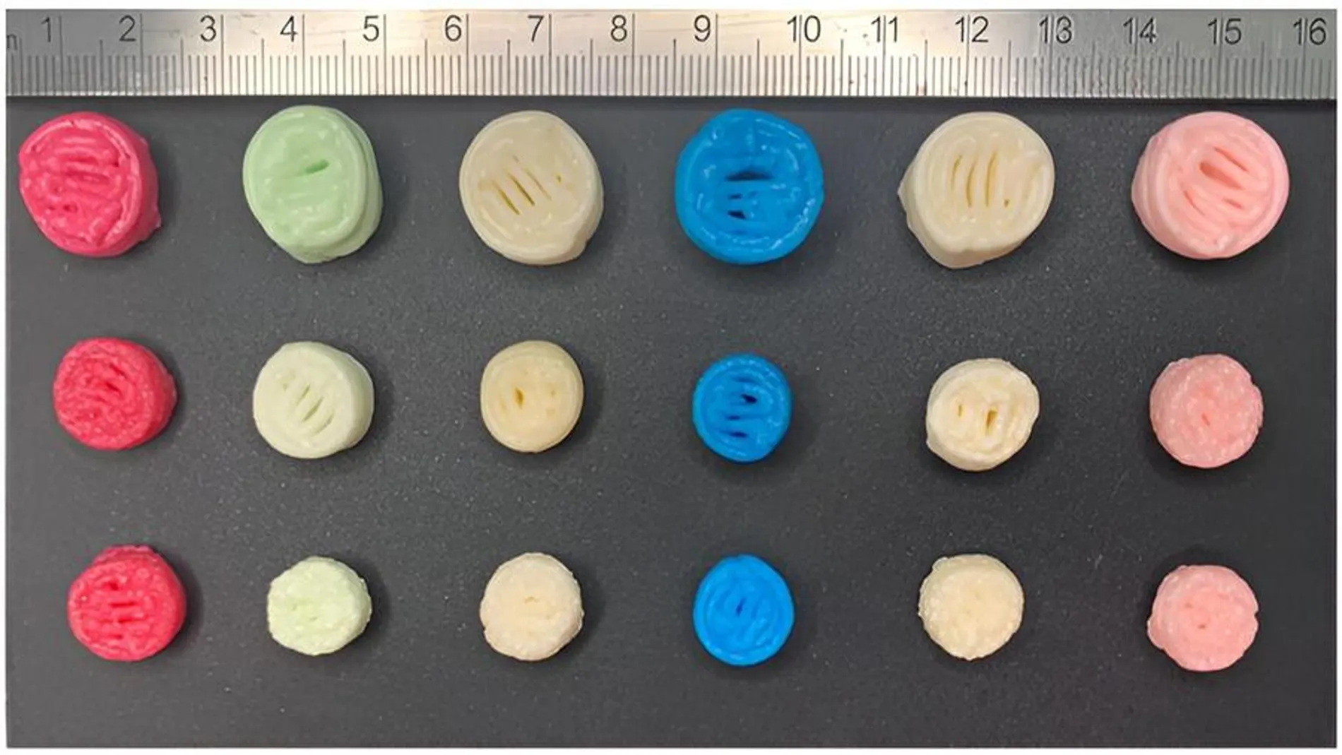 Fórmulas impresas en 3D.