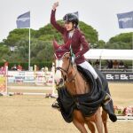 Carmen Bernal, en el pasado Campeonato de Andalucía en Dehesa Montenmedio 