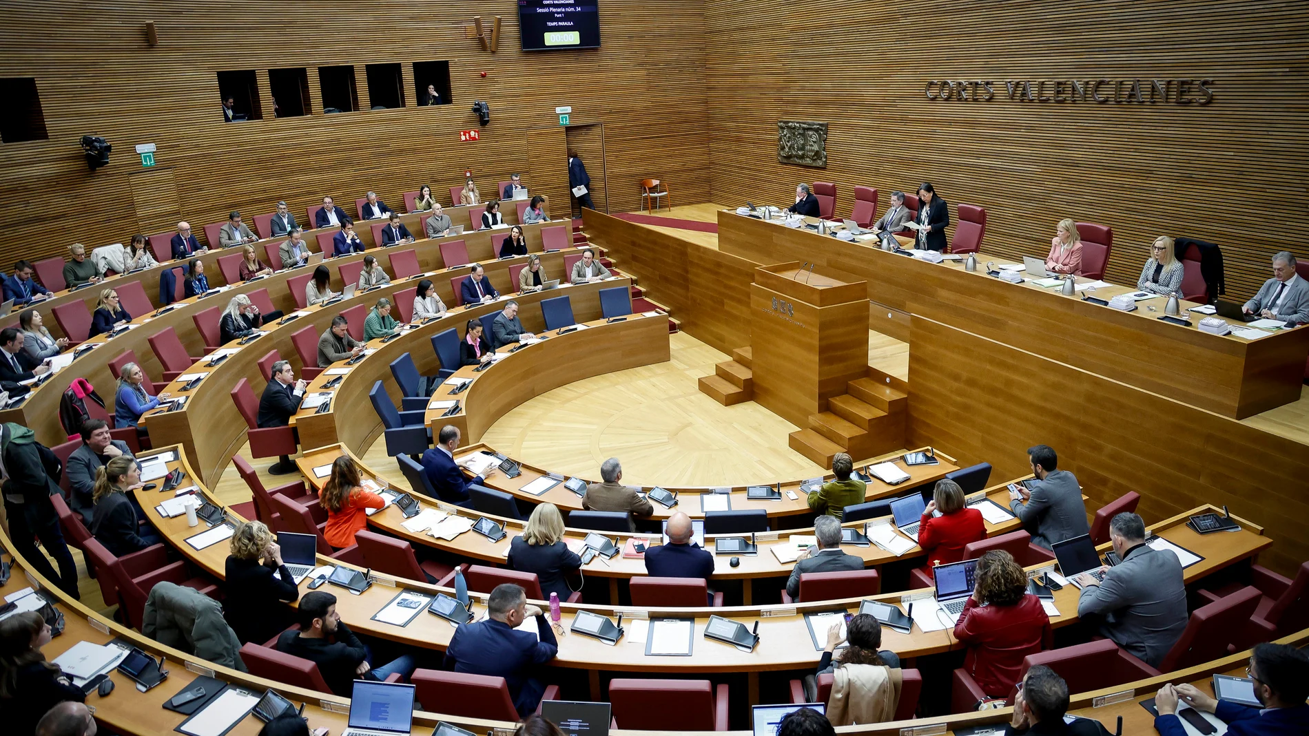 El pleno de Les Corts vota este jueves siete decretos relacionados con la dana