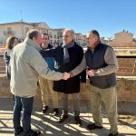 Gan Pampols ha visitado Uitel junto a su alcalde, Ricardo Gabaldón