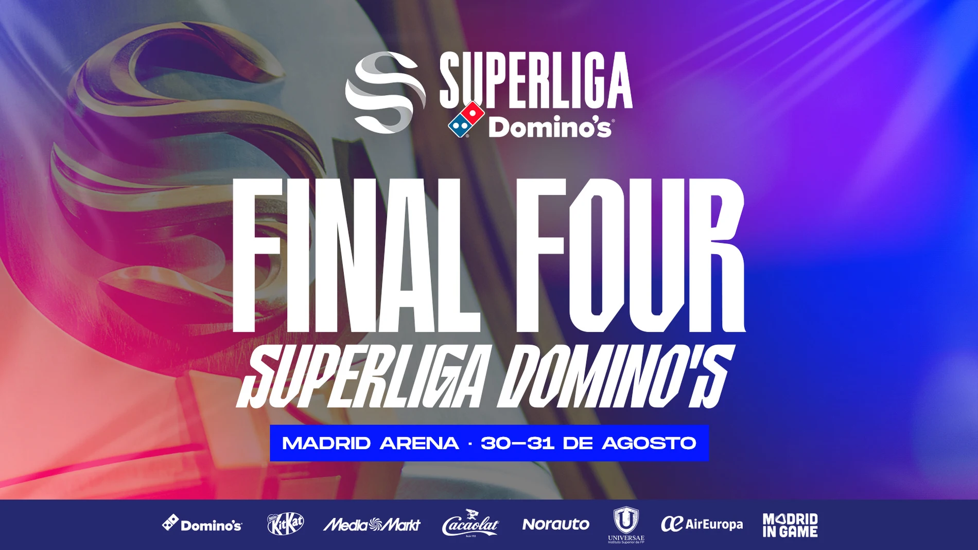La Superliga Domino’s inició ayer su camino hacia el Pabellón Multiusos Madrid Arena con la primera jornada de su temporada de invierno