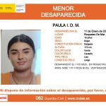 Piden ayuda ciudadana para localizar a Paula, menor desaparecida en Roquetas hace seis días