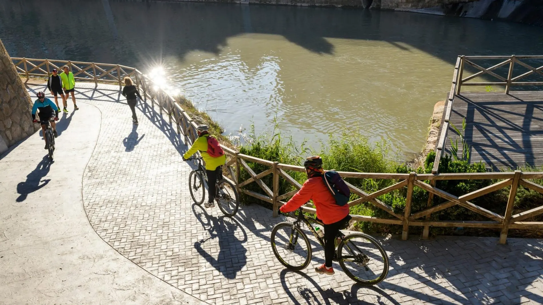 MURCIA.-El Sendero Río Margen Izquierdo de Murcia recibe el prestigioso galardón turístico Bandera Sendero Azul