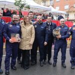 La alcaldesa de Valencia, María José Catalá, junto a representantes de los homenajeados