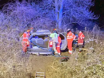 Accidente de tráfico en la N-234 con cruce de la carretera SO-340, en Almenar (Soria), en el que falleció una persona Accidente de tráfico en la N-234 con cruce de la carretera SO-340, en Almenar (Soria), en el que falleció una persona