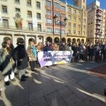 Logroño pide firmeza contra violencia de género en una nueva concentración en memoria de la mujer asesinada en un cajero